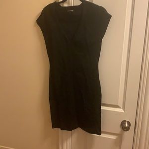 Express black bandage dress